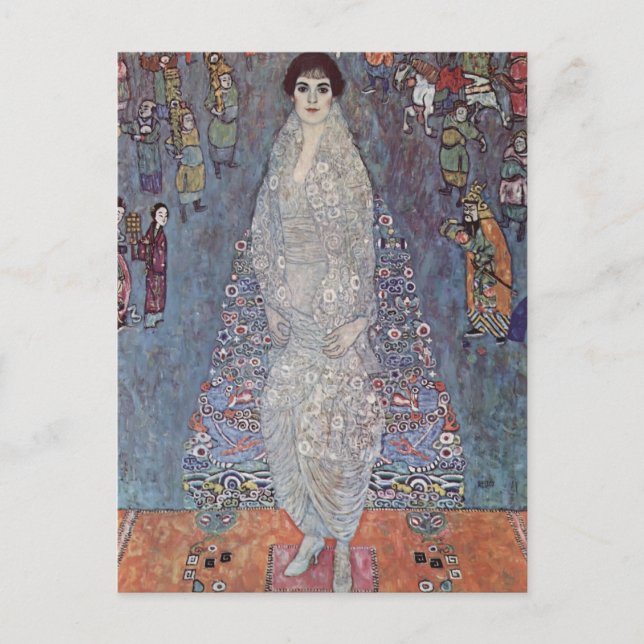 Gustav Klimt- Portrait of Baroness Bachofen-Echt Postcard (Front)