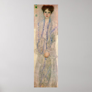 Gustav Klimt - Portrait of Gertha Felssovanyi Poster