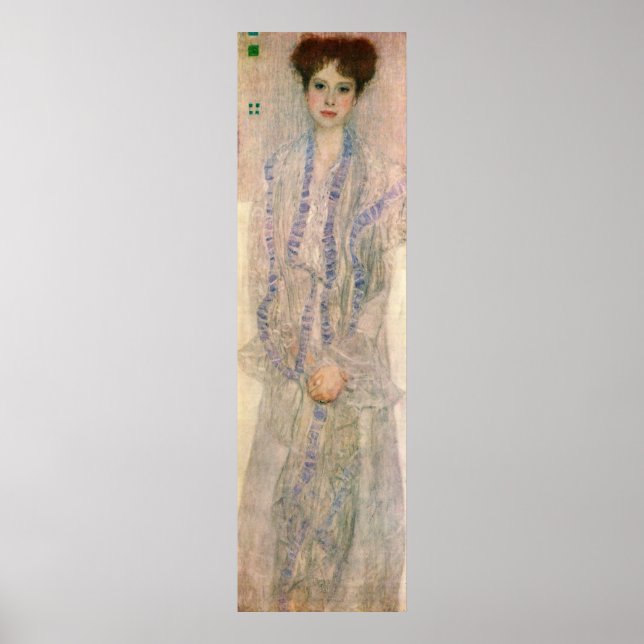 Gustav Klimt - Portrait of Gertha Felssovanyi Poster (Front)