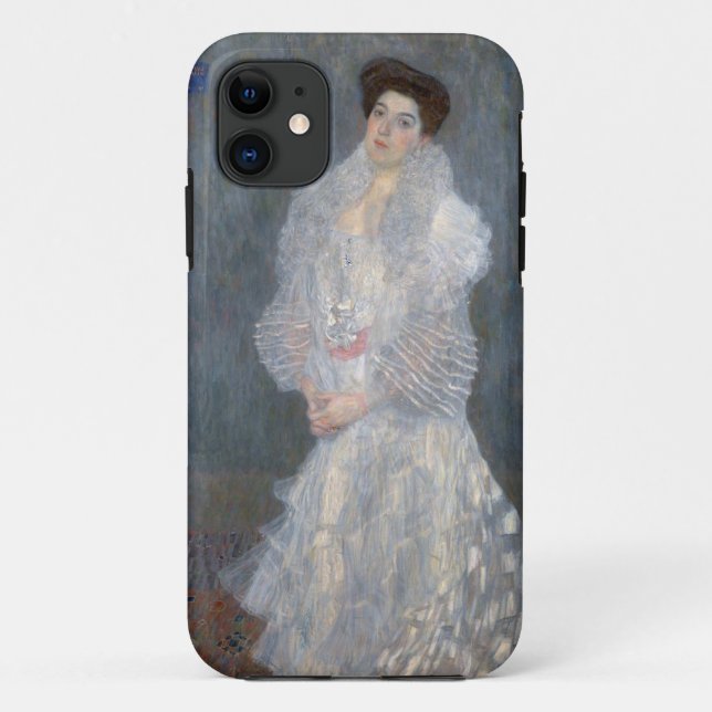 Gustav Klimt Portrait of Hermine Gallia iPhone Cas Case-Mate iPhone Case (Back)