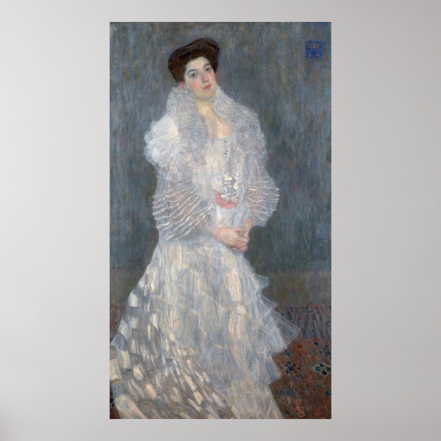 Gustav Klimt - Portrait of Hermine Gallia Poster (Front)