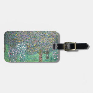 Gustav Klimt - Rosebushes under the Trees Luggage Tag