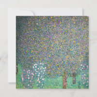 Gustav Klimt - Rosebushes under the Trees