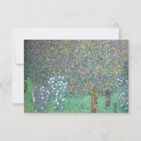 Gustav Klimt - Rosebushes under the Trees