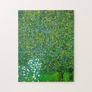 Gustav Klimt Roses Under The Pear Tree Puzzle