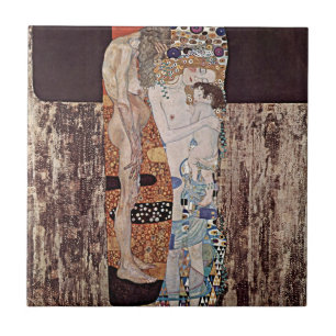 Gustav Klimt’s The Three Ages of Woman Ceramic Tile