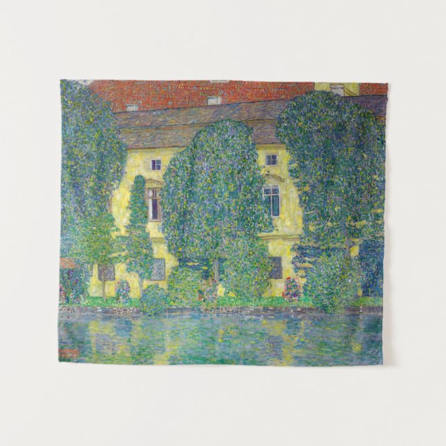 Gustav Klimt - Schloss Kammer am Attersee III Tapestry (Front (Horizontal))