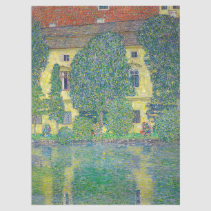 Gustav Klimt - Schloss Kammer am Attersee III Tissue Paper