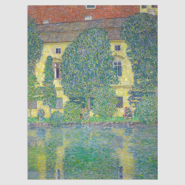 Gustav Klimt - Schloss Kammer am Attersee III Tissue Paper (Creator Uploaded)