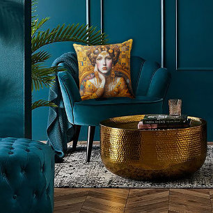 Gustav Klimt Seated Woman Cushion