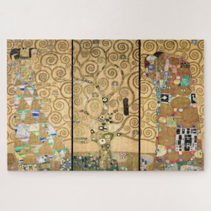 Gustav Klimt - Stoclet Frieze Tree of Life Jigsaw Puzzle