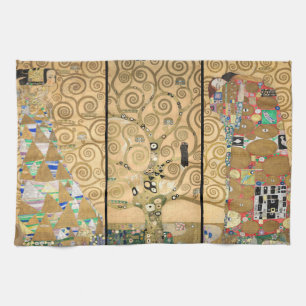 Gustav Klimt - Stoclet Frieze Tree of Life Tea Towel