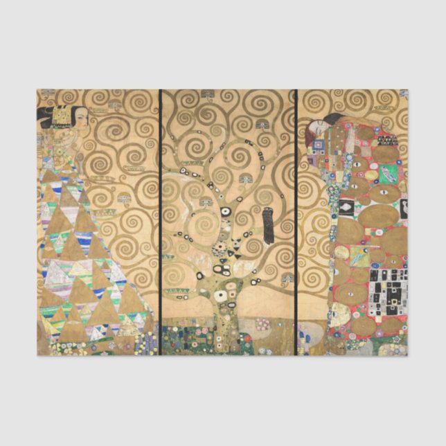 Gustav Klimt - Stoclet Frieze Tree of Life Tissue Paper (Front)