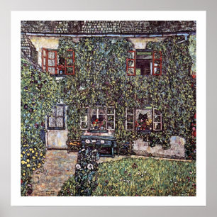 Gustav Klimt ~  Stone House Poster