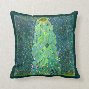 Gustav Klimt: Sunflower Cushion