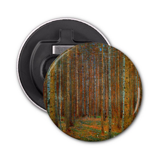 Gustav Klimt - Tannenwald Pine Forest Bottle Opener (Front)