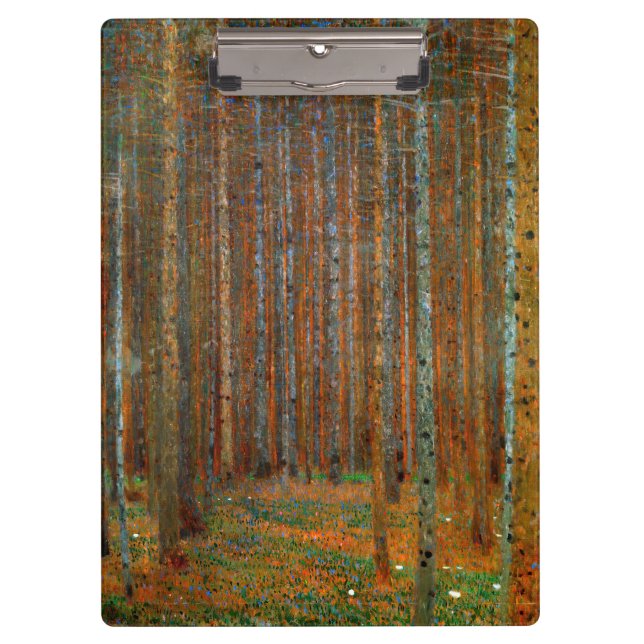Gustav Klimt - Tannenwald Pine Forest Clipboard (Front)