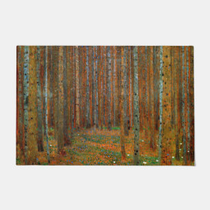 Gustav Klimt - Tannenwald Pine Forest Doormat