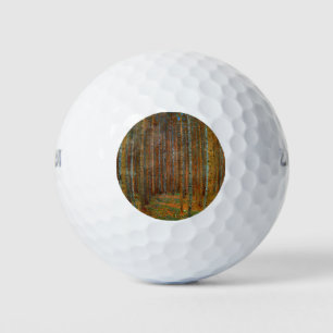 Gustav Klimt - Tannenwald Pine Forest Golf Balls