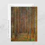 Gustav Klimt - Tannenwald Pine Forest Postcard<br><div class="desc">Fir Forest / Tannenwald Pine Forest - Gustav Klimt,  Oil on Canvas,  1902</div>