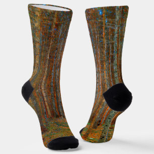 Gustav Klimt - Tannenwald Pine Forest Socks