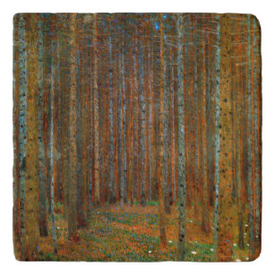 Gustav Klimt - Tannenwald Pine Forest Trivet