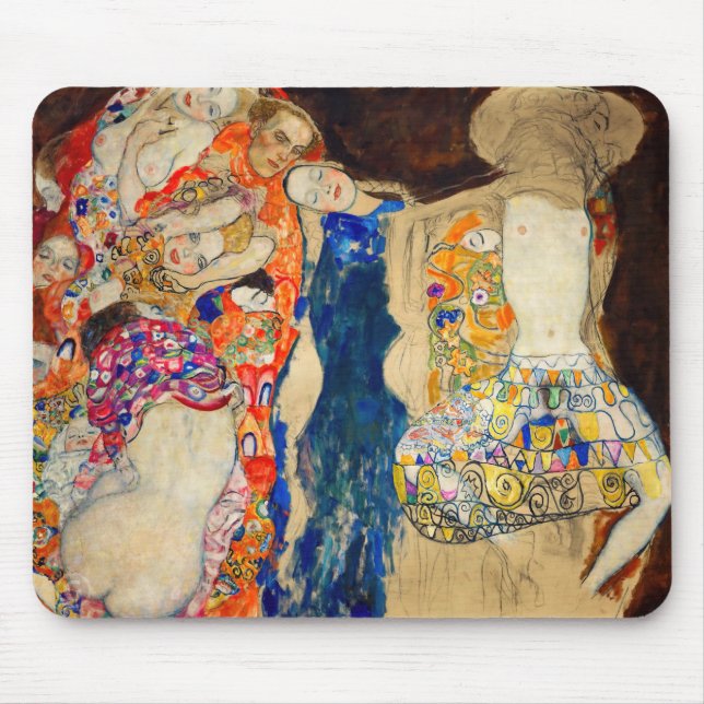 Gustav Klimt - The Bride (unfinished) Mouse Pad (Front)