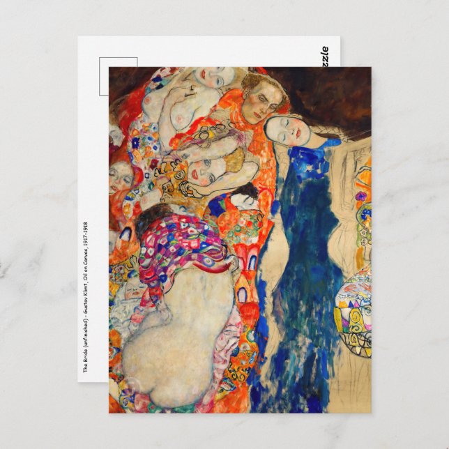 Gustav Klimt - The Bride (unfinished) Postcard (Front/Back)