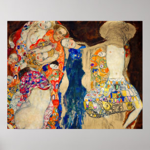 Gustav Klimt - The Bride (unfinished) Poster