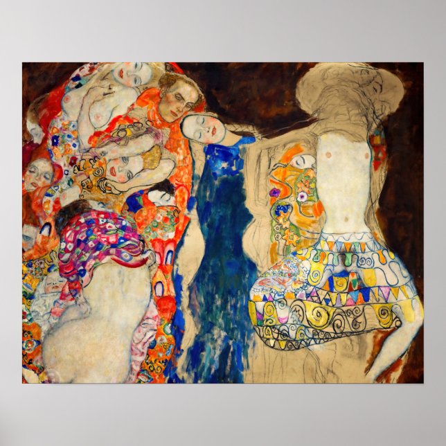 Gustav Klimt - The Bride (unfinished) Poster (Front)