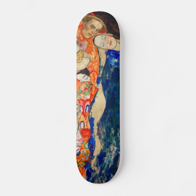 Gustav Klimt - The Bride (unfinished) Skateboard (Front)