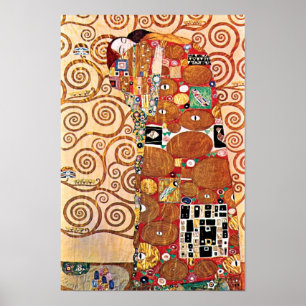 Gustav Klimt - The Embrace - Fine Art Painting Poster
