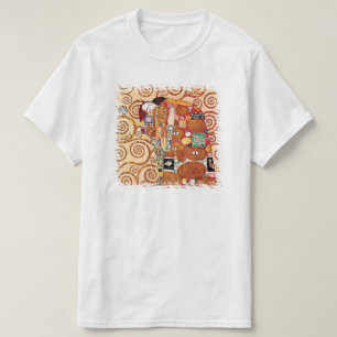 Gustav Klimt - The Embrace - Fine Art Painting T-Shirt