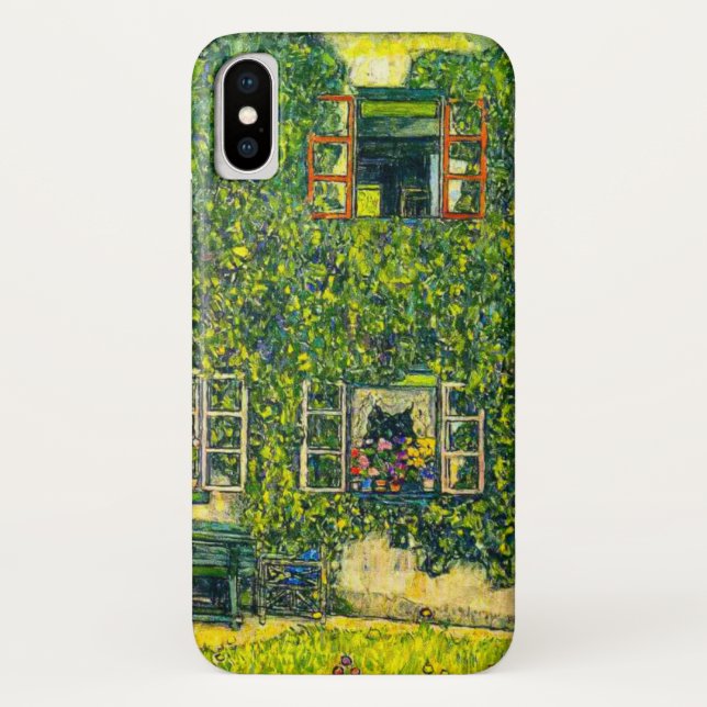 Gustav Klimt The House of Guardaboschi Case-Mate iPhone Case (Back)