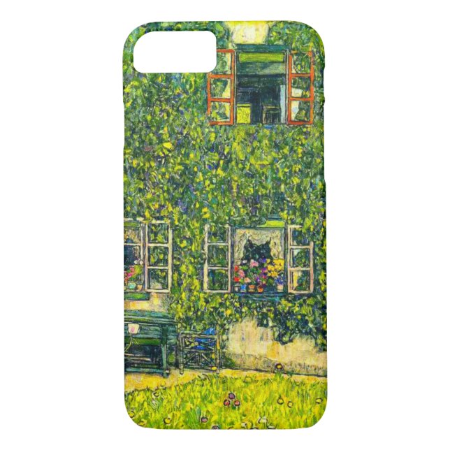 Gustav Klimt The House of Guardaboschi Case-Mate iPhone Case (Back)