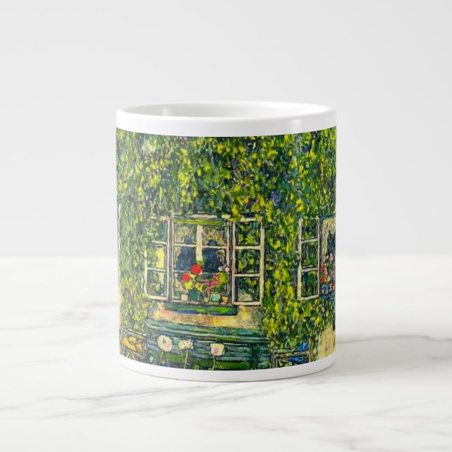 Gustav Klimt The House of Guardaboschi Large Coffee Mug (Front)