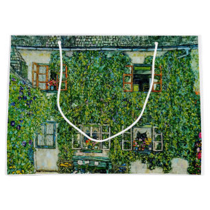 Gustav Klimt - The House of Guardaboschi Large Gift Bag