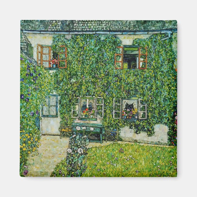 Gustav Klimt - The House of Guardaboschi Magnet (Front)