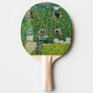 Gustav Klimt - The House of Guardaboschi Ping Pong Paddle
