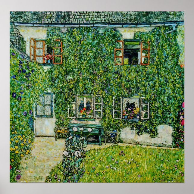 Gustav Klimt - The House of Guardaboschi Poster (Front)