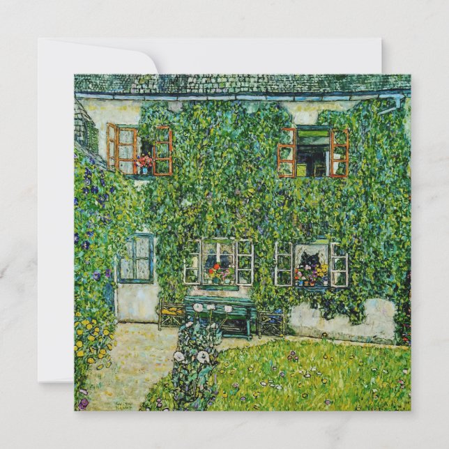 Gustav Klimt - The House of Guardaboschi Thank You Card (Front)