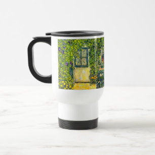 Gustav Klimt The House of Guardaboschi Travel Mug
