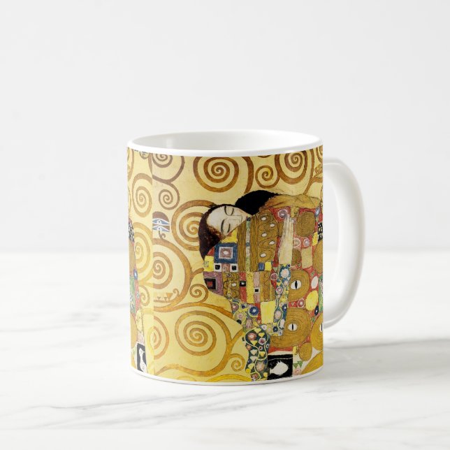 Gustav Klimt , "The hug" coffee mug (Front Right)