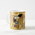 Gustav Klimt , "The hug" coffee mug<br><div class="desc">I made this product for those who like Gustav Klimt.</div>