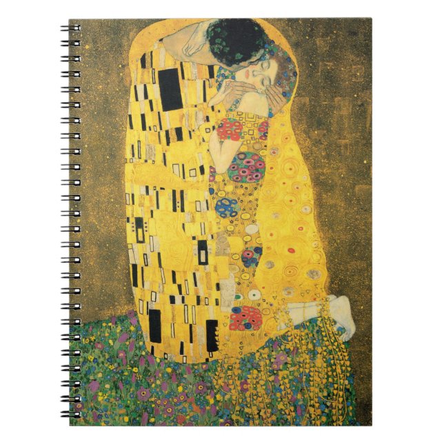 GUSTAV KLIMT - The kiss 1907 Notebook (Front)