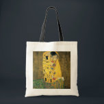 GUSTAV KLIMT - The kiss 1907 Tote Bag<br><div class="desc">GUSTAV KLIMT - The kiss 1907
Oil and gold foil on canvas</div>