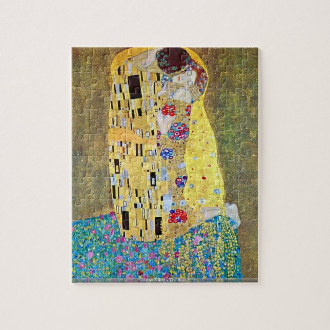 Gustav Klimt - The Kiss 2 puzzle (Vertical)