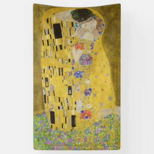 Gustav Klimt - The Kiss Banner