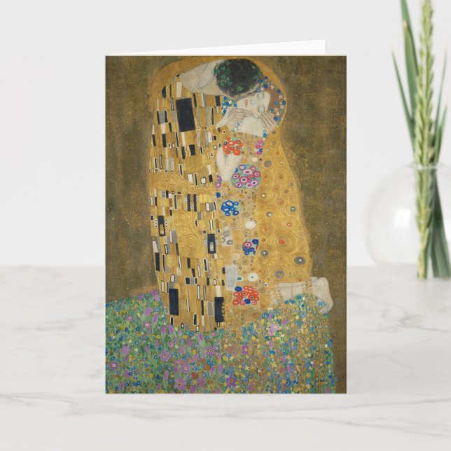 Gustav Klimt - The Kiss Card (Front)