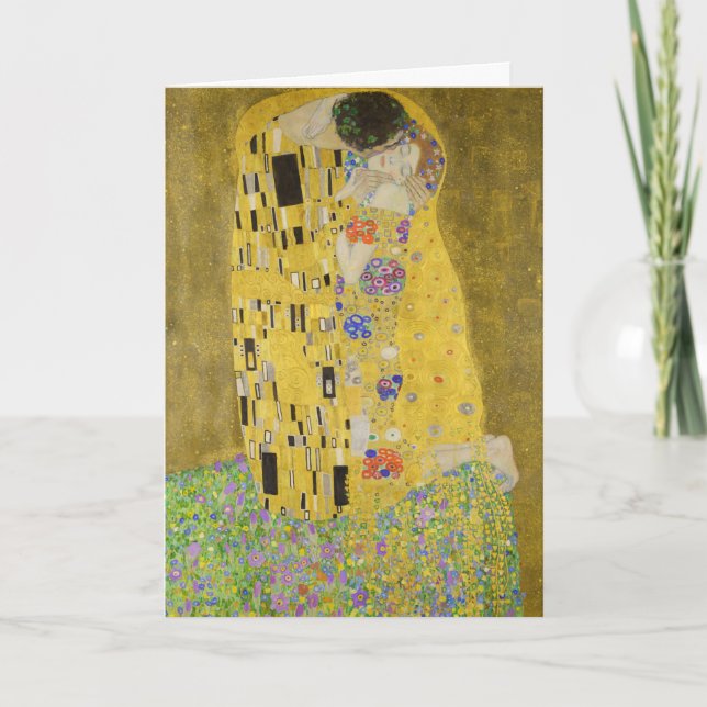 Gustav Klimt - The Kiss Card (Front)